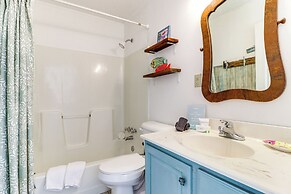 Oak Island Condo w/ Ocean View: Steps to Beach!