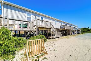 Oak Island Condo w/ Ocean View: Steps to Beach!
