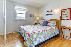 Oak Island Condo w/ Ocean View: Steps to Beach!