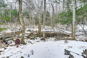 Creek Access & Deck: Family Pocono Pines Cottage