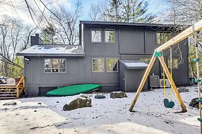 Creek Access & Deck: Family Pocono Pines Cottage