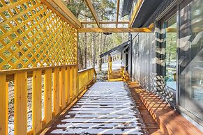 Creek Access & Deck: Family Pocono Pines Cottage