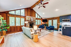 Creek Access & Deck: Family Pocono Pines Cottage