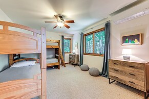 Creek Access & Deck: Family Pocono Pines Cottage