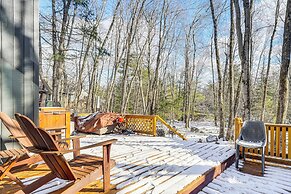 Creek Access & Deck: Family Pocono Pines Cottage