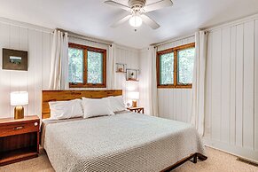 Creek Access & Deck: Family Pocono Pines Cottage