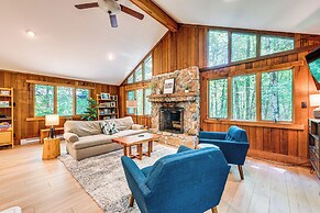 Creek Access & Deck: Family Pocono Pines Cottage