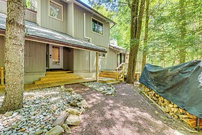Creek Access & Deck: Family Pocono Pines Cottage