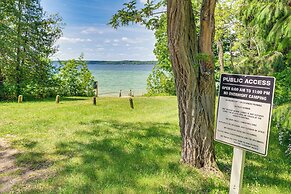 Alden Home w/ Fire Pit: Steps to Torch Lake!