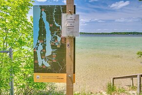 Alden Home w/ Fire Pit: Steps to Torch Lake!