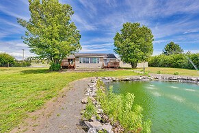 Serene Home w/ On-site Pond & Decks in Chiloquin!