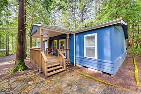 Access to Lake Cushman: Forested Hoodsport Home!