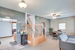 Serene Devils Lake House w/ Deck + Fire Pit!
