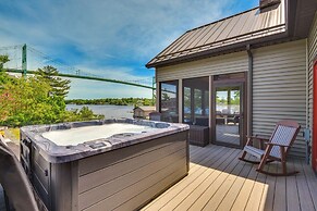 Hot Tub & Dock: Waterfront Wellesley Island Home!