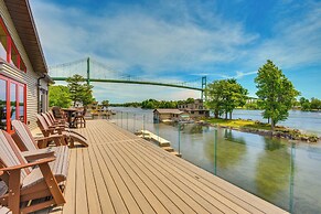 Hot Tub & Dock: Waterfront Wellesley Island Home!