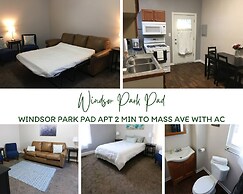 Windsor Park Pad apt 2 min to Mass Ave With AC
