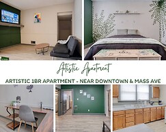 Artistic 1BR - APT - Near Downtown Mass Ave