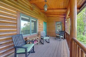 Scenic Sylva Log Cabin w/ Sunset & Mountain View!
