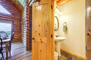 Scenic Sylva Log Cabin w/ Sunset & Mountain View!