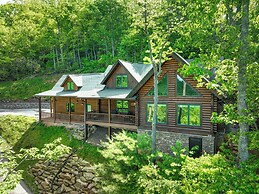 Scenic Sylva Log Cabin w/ Sunset & Mountain View!