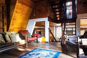 Natureza-piscina-lareira-Brazilan Corner