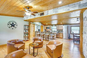 Deck & Fire Pit: Unique Pottsboro Haven
