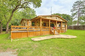 Deck & Fire Pit: Unique Pottsboro Haven