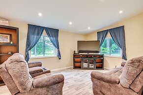 Walk to Coldwater Lake: Peaceful Weidman Retreat