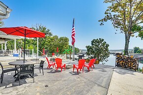 Grill, Boat Slip, & Game Room: Calm Cove Apt!