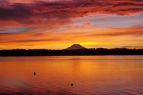 Beachfront Anderson Island Escape: Rainier Views!