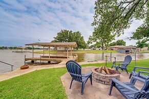 Lakefront Granbury Home w/ Patio, Fire Pit & Dock!