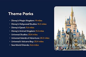 Orlando Resort Retreat Theme Park Haven 8 Bedroom Home by Overmoon