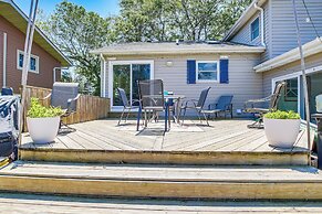 Oshkosh Canal-front Home w/ Sunroom & Watercraft!