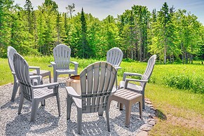 Rustic Cabin in West Danville w/ Deck & Fire Pit!