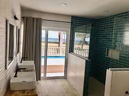 Secluded Beachfront Gem Pool Patio View BBQ