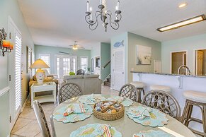 Walk to Cherry Grove Beach: Water-view Haven!