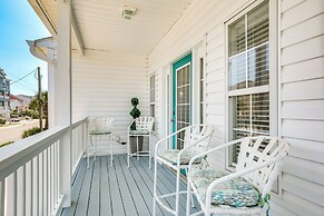 Walk to Cherry Grove Beach: Water-view Haven!