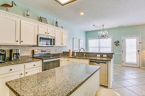 Walk to Cherry Grove Beach: Water-view Haven!