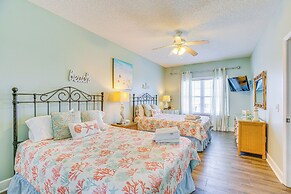 Walk to Cherry Grove Beach: Water-view Haven!