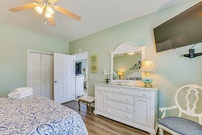 Walk to Cherry Grove Beach: Water-view Haven!