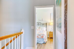 Walk to Cherry Grove Beach: Water-view Haven!