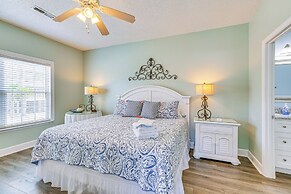 Walk to Cherry Grove Beach: Water-view Haven!