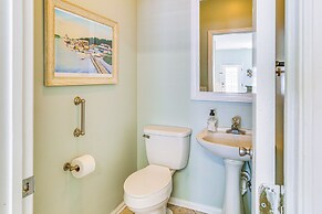 Walk to Cherry Grove Beach: Water-view Haven!