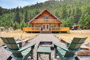 Riverfront Montana Log Cabin w/ Mountain Views!