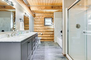 Riverfront Montana Log Cabin w/ Mountain Views!