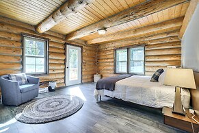 Riverfront Montana Log Cabin w/ Mountain Views!