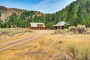 Riverfront Montana Log Cabin w/ Mountain Views!