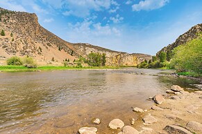Riverfront Montana Log Cabin w/ Mountain Views!