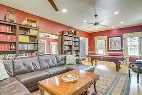 Riverfront Denton Estate on 7 Acres w/ Fire Pit!