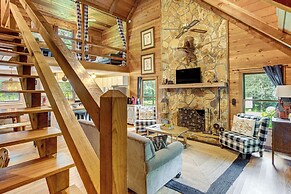 Suches Creekside Cottage w/ Deck & BBQ Grill!